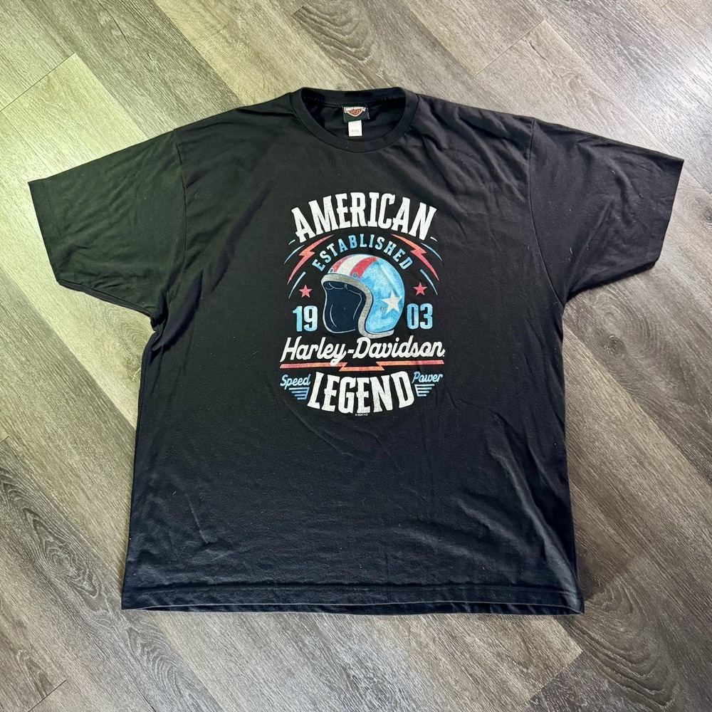 Harley Davidson Of Waco Texas Graphic T Shirt Men's 3XL Black Motorcycle Legend